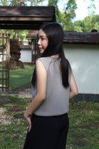 Paloma Knit Sleeveless Top (Yellow)