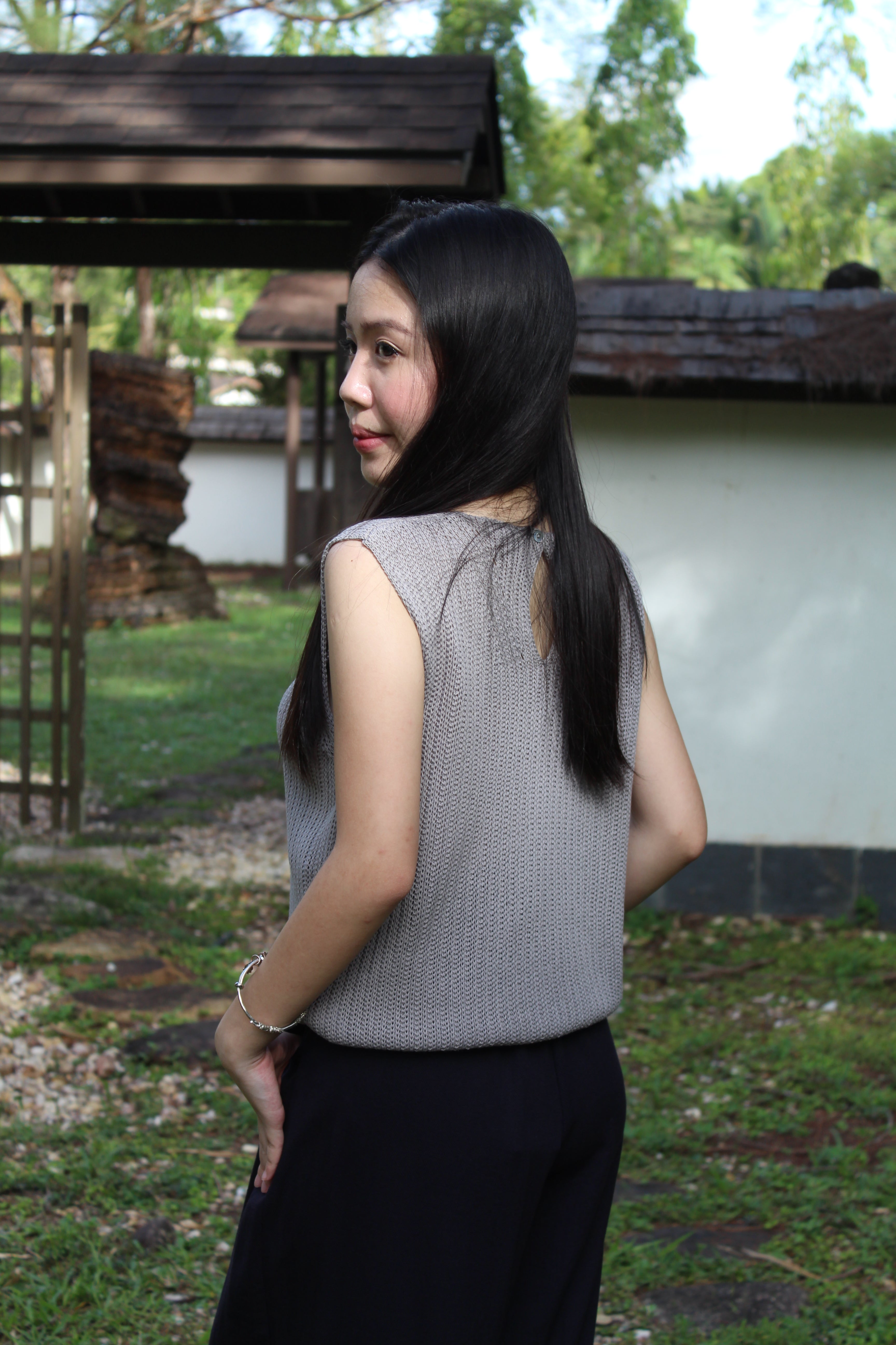 Paloma Knit Sleeveless Top (Yellow)