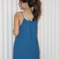 Mayra Textured Halter Maxi Dress (Blue)
