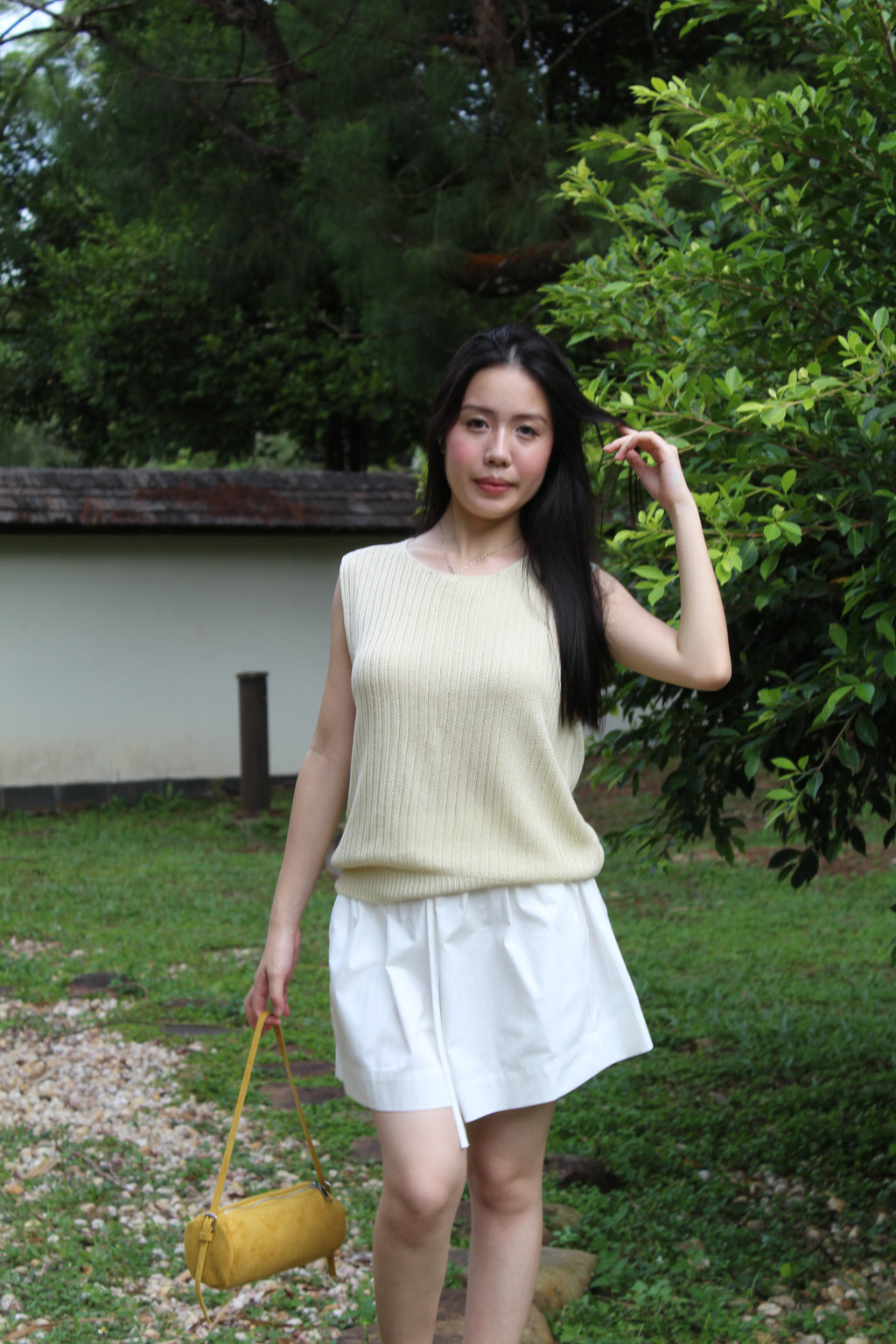 Tilda A-Line Shorts (White)