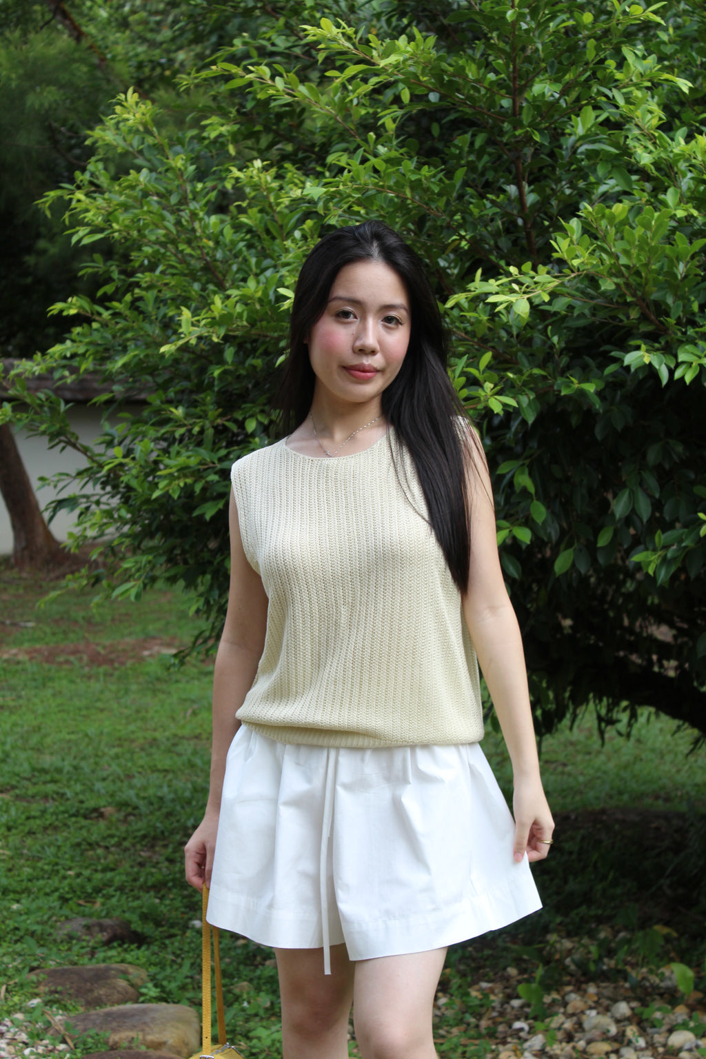 Tilda A-Line Shorts (White)