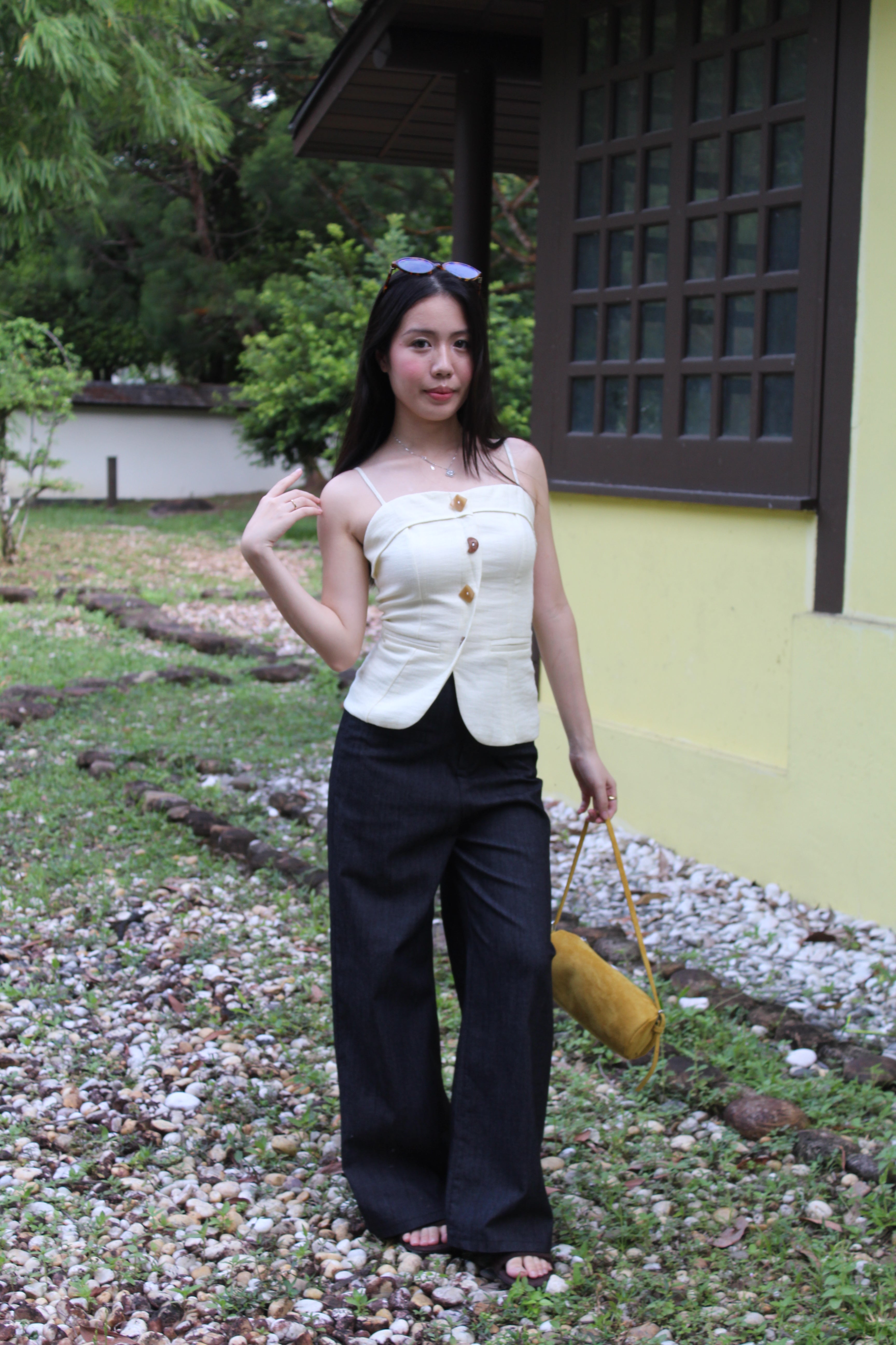 Lucia Straight Pants (Grey)
