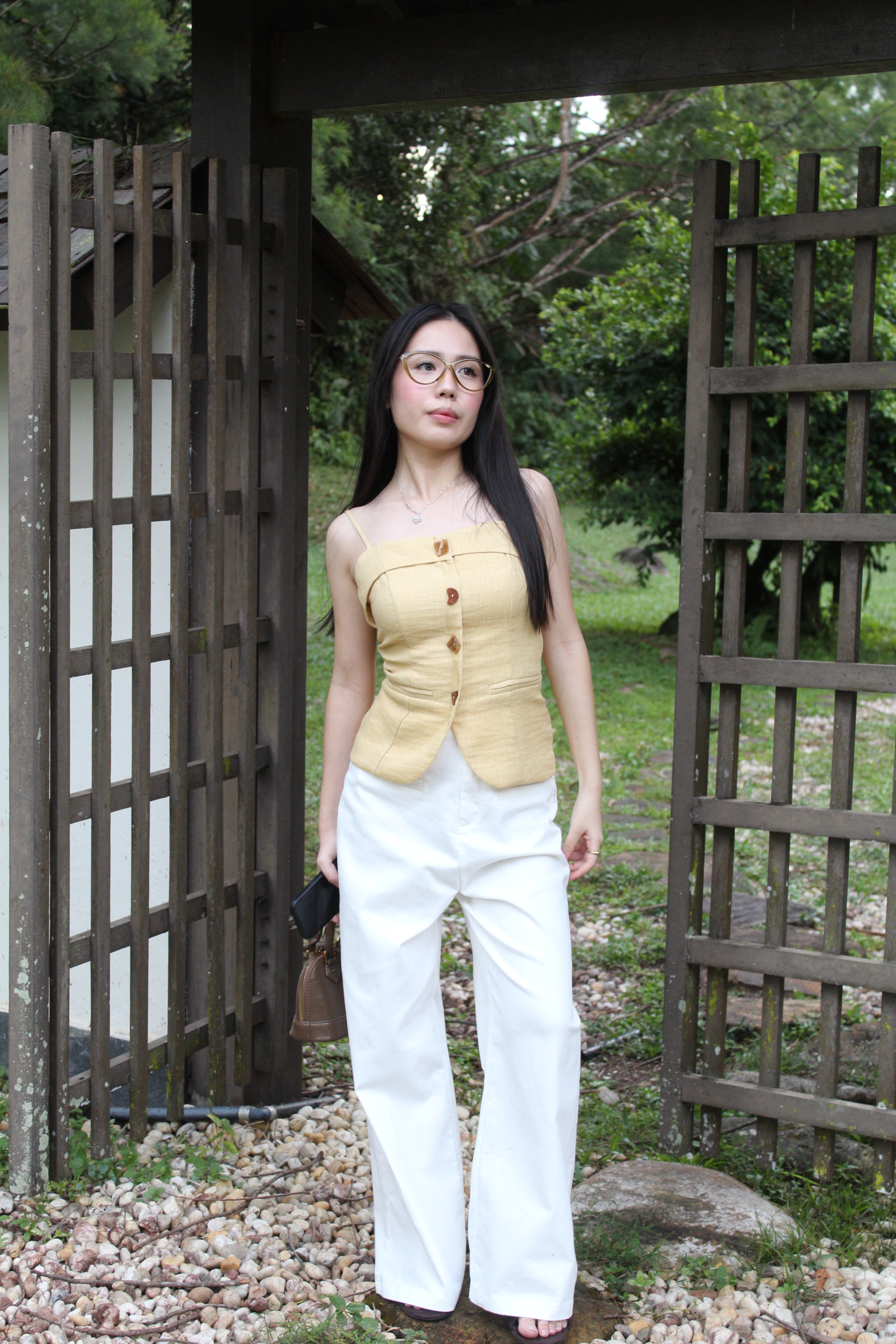 Lucia Straight Pants (Black)