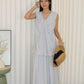 Gloria Textured Flare Top (White)