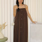 Paloma Eyelet Midaxi Dress (Brown)