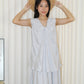 Gloria Textured Flare Top (White)