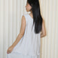 Gloria Textured Flare Top (White)