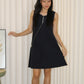 Everly Casual Mini Dress (Blue)