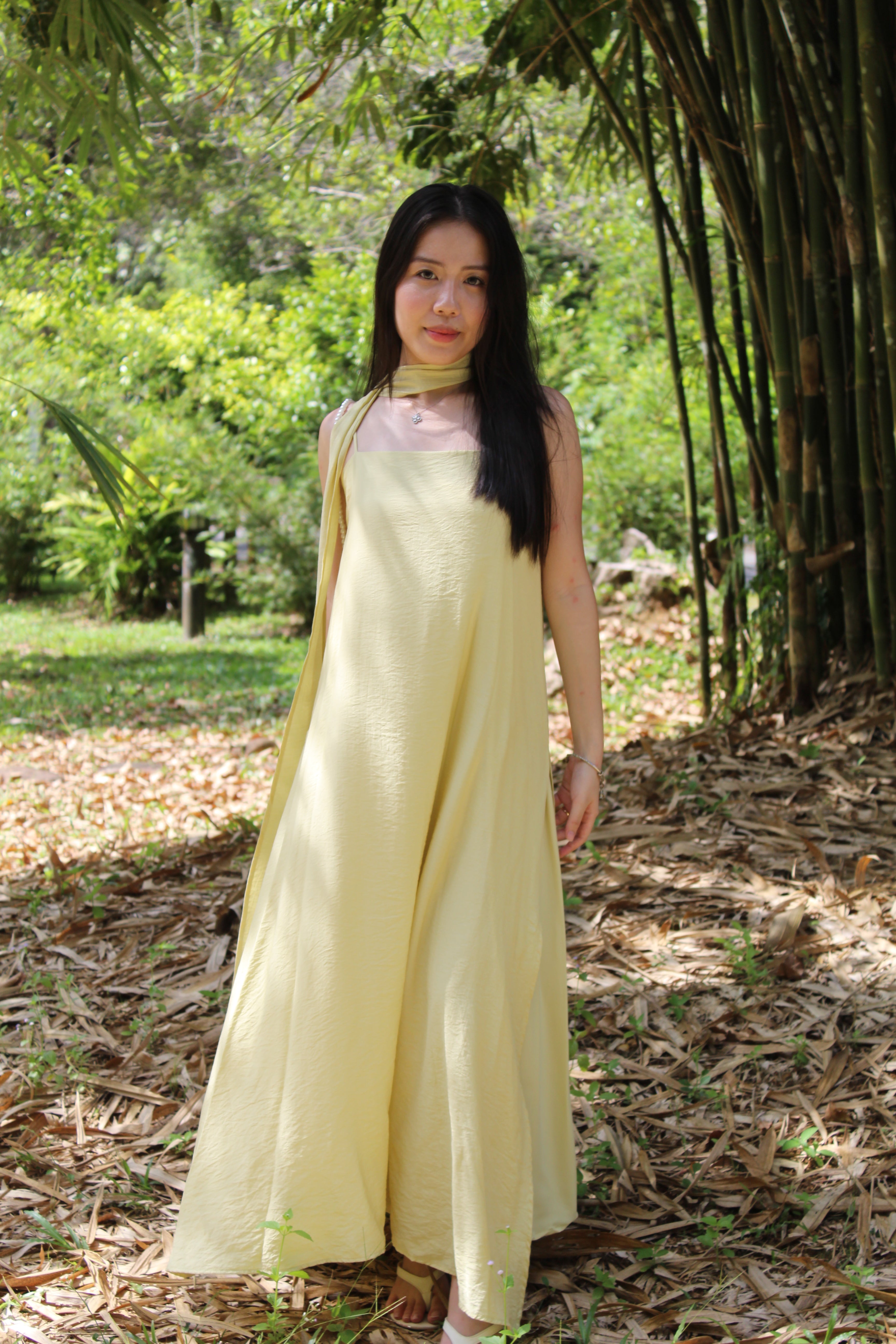 Jayleen Cami Maxi Dress (Avocado)