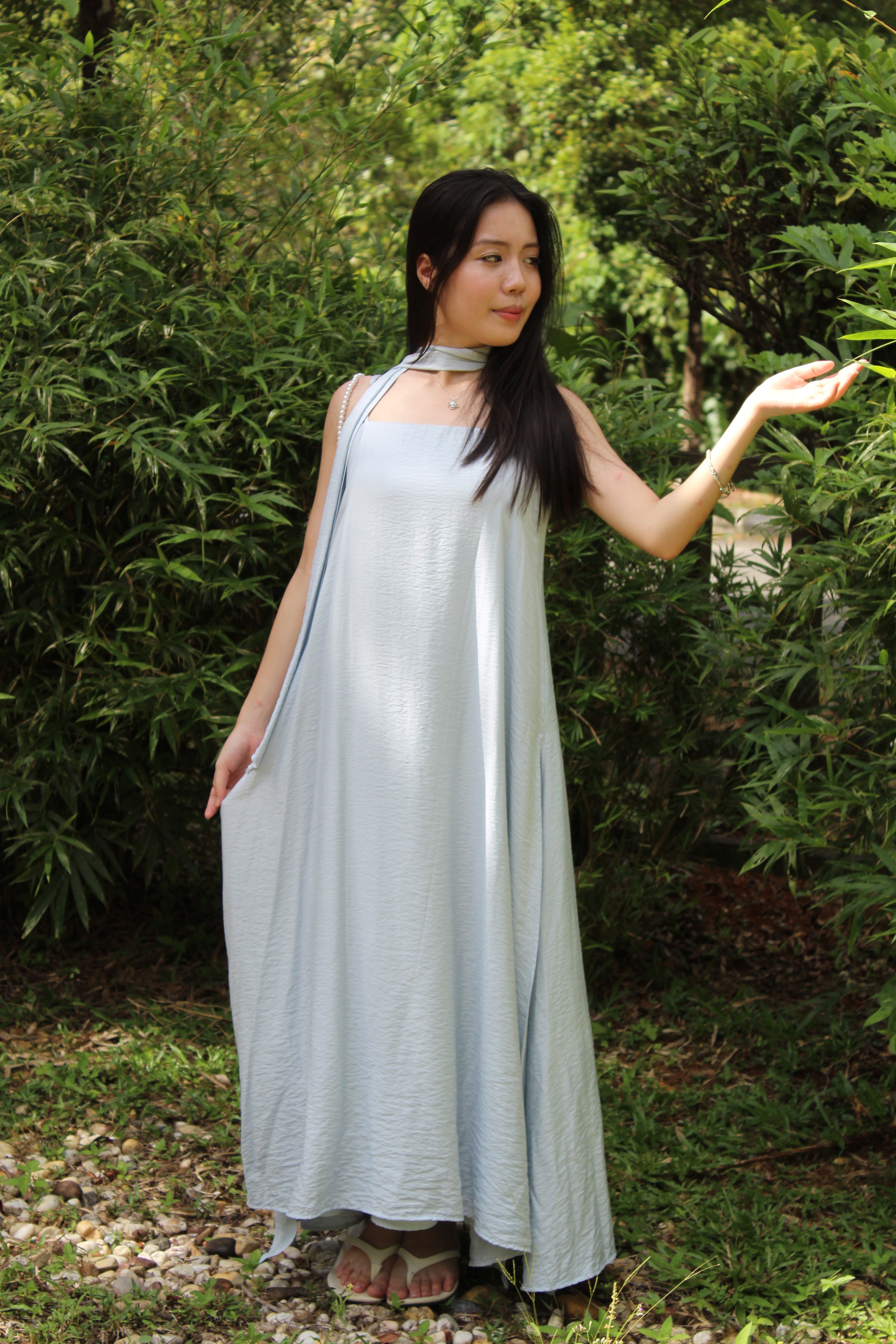 Jayleen Cami Maxi Dress (Blue)