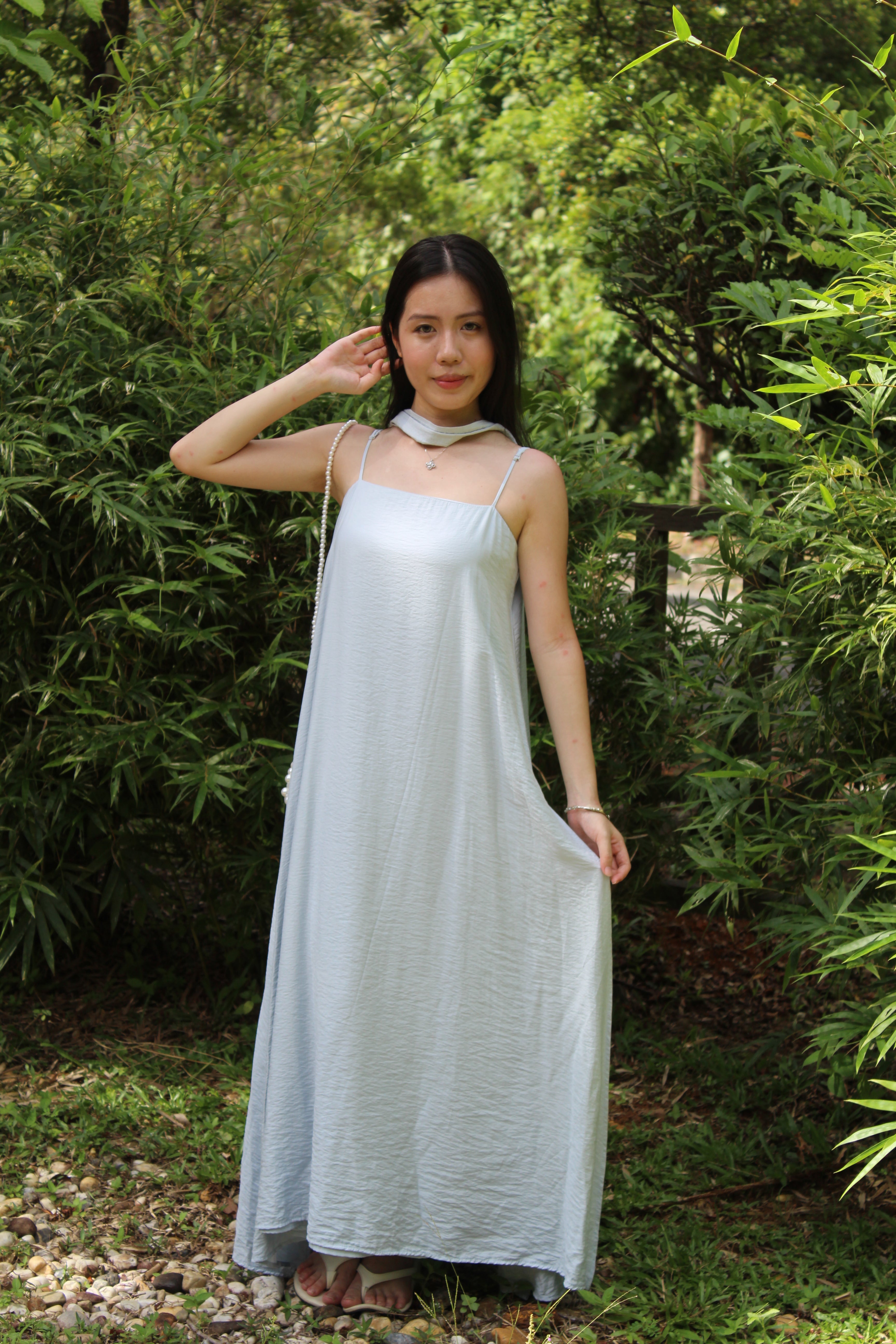 Jayleen Cami Maxi Dress (Blue)