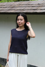 Paloma Knit Sleeveless Top (Yellow)
