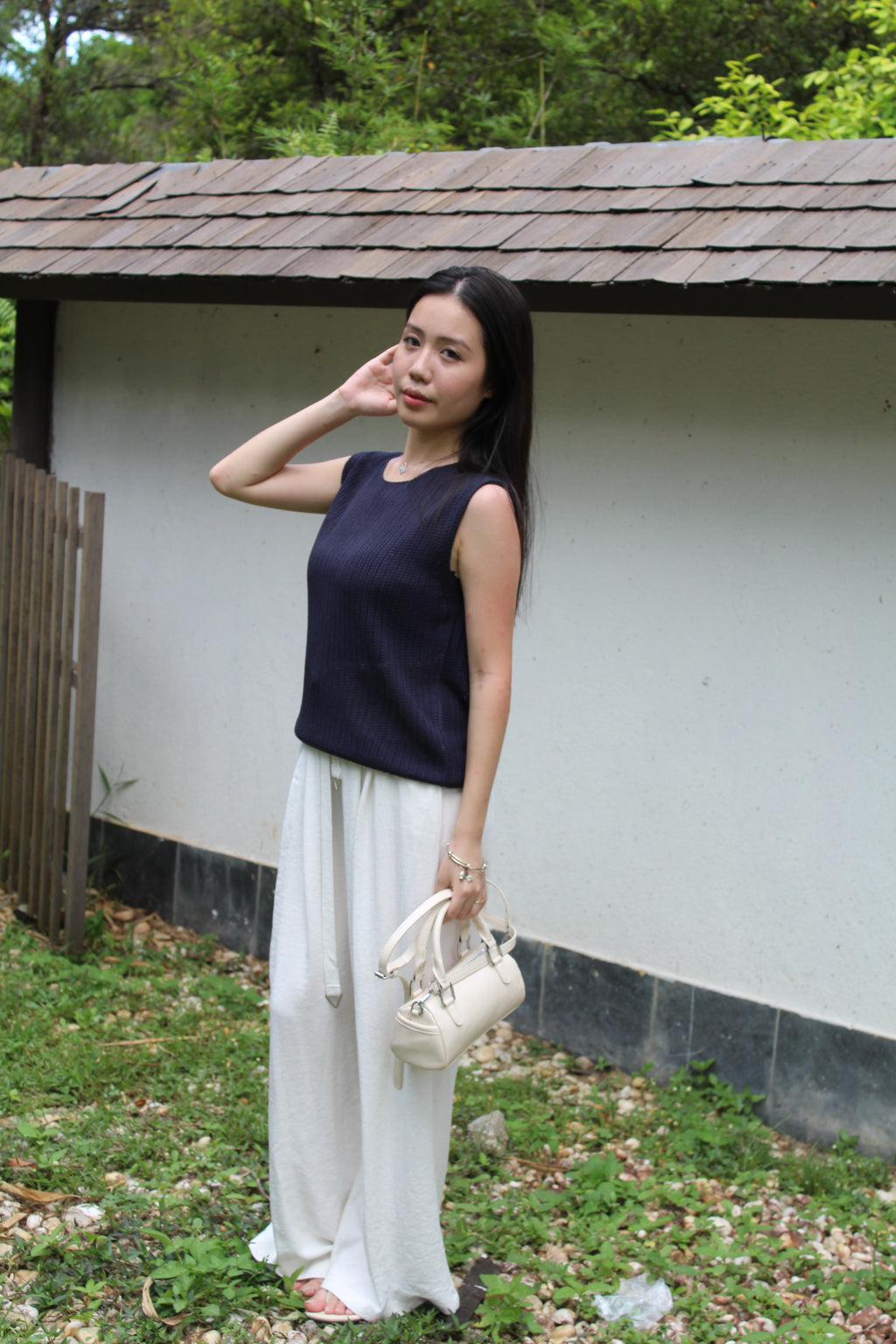 Paloma Knit Sleeveless Top (Yellow)