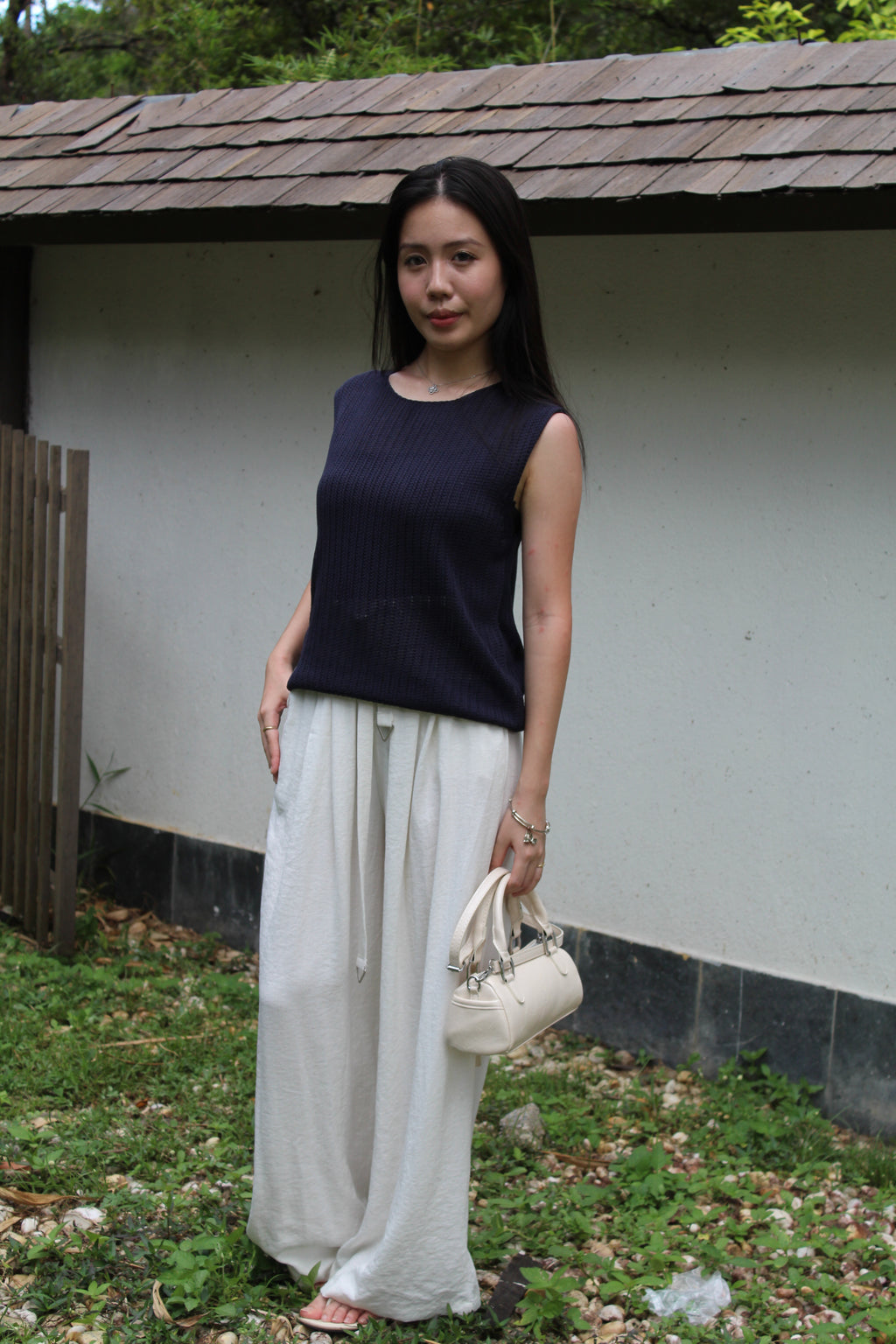 Paloma Knit Sleeveless Top (Yellow)