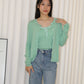 Joyce Knit Two Piece Top (Cream)