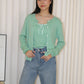 Joyce Knit Two Piece Top (Cream)