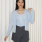Joyce Knit Two Piece Top (Cream)
