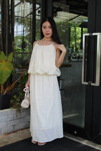 Odette Broderie Two Piece Skirt Set (Cream）