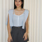 Joyce Knit Two Piece Top (Cream)