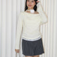 Tammy Lace Long Sleeve Top (Yellow)