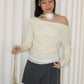 Tammy Lace Long Sleeve Top (Yellow)