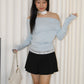 Tammy Lace Long Sleeve Top (Yellow)