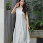 Riley Bubble Midaxi Dress (Grey)
