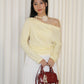 Tammy Lace Long Sleeve Top (Yellow)