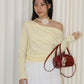 Tammy Lace Long Sleeve Top (Yellow)