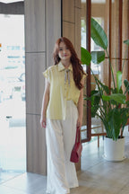 Raiden Button Up Top (Yellow)