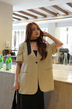 Wanda Oversize Blazer Coat (Grey)