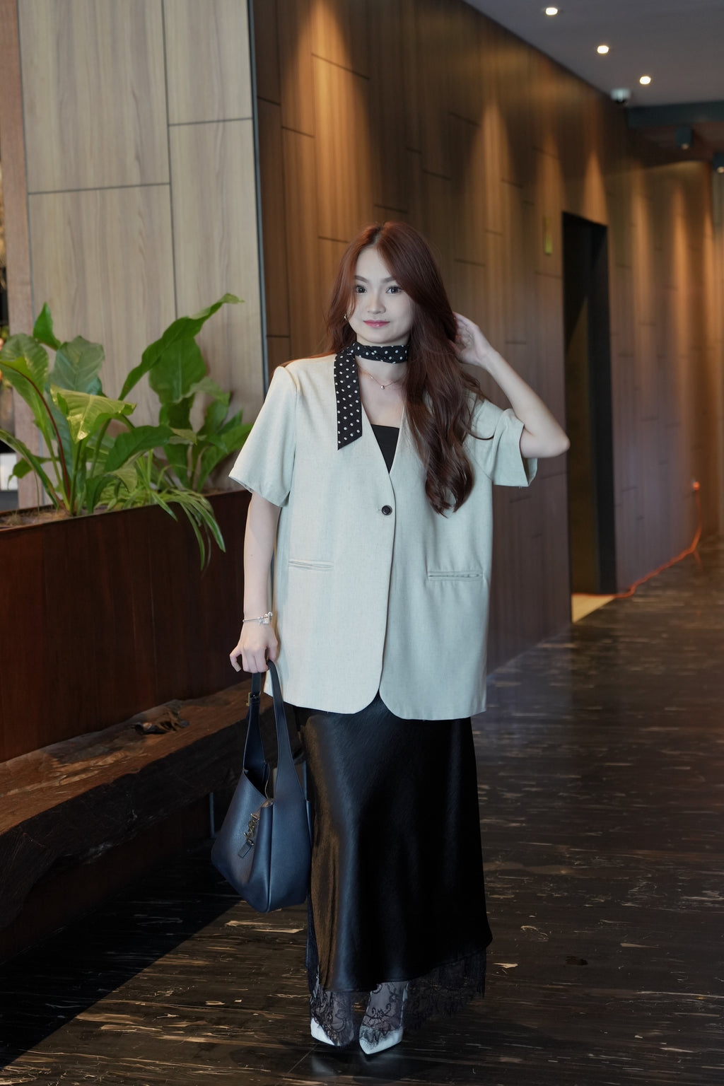 Wanda Oversize Blazer Coat (Grey)