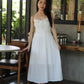 Francessa Broderie Maxi Dress (White)
