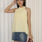 Edith Halter Top (Yellow)