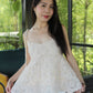 Nova Floral Cami Flare Top (Cream)