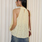 Edith Halter Top (Yellow)