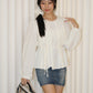 Lennon Flare Long Sleeve Top (Yellow)