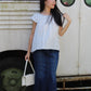 Liberty Denim Fish Tail Maxi Skirt (Blue)