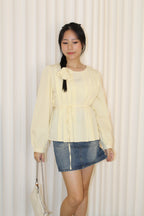 Lennon Flare Long Sleeve Top (Lilac)