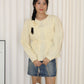 Lennon Flare Long Sleeve Top (Yellow)