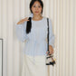 Lennon Flare Long Sleeve Top (Yellow)