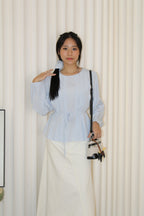 Lennon Flare Long Sleeve Top (Lilac)
