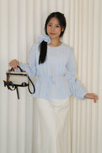 Lennon Flare Long Sleeve Top (Lilac)