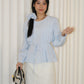 Lennon Flare Long Sleeve Top (Yellow)