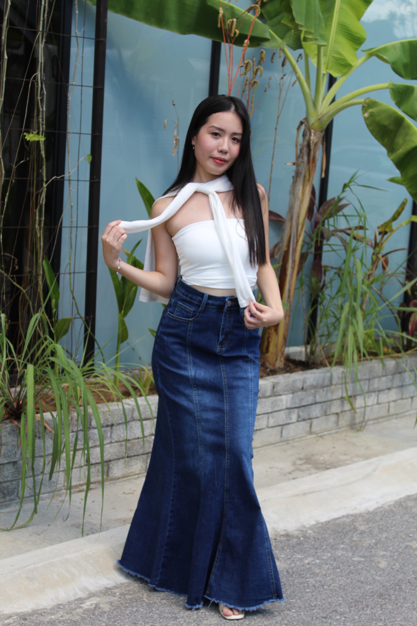 Belle Tube Padded Top (Black)