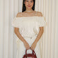 Maisie Off Shoulder Flare Top (Lilac)