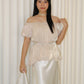 Maisie Off Shoulder Flare Top (Lilac)