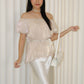 Maisie Off Shoulder Flare Top (Lilac)