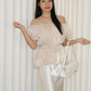 Maisie Off Shoulder Flare Top (Lilac)