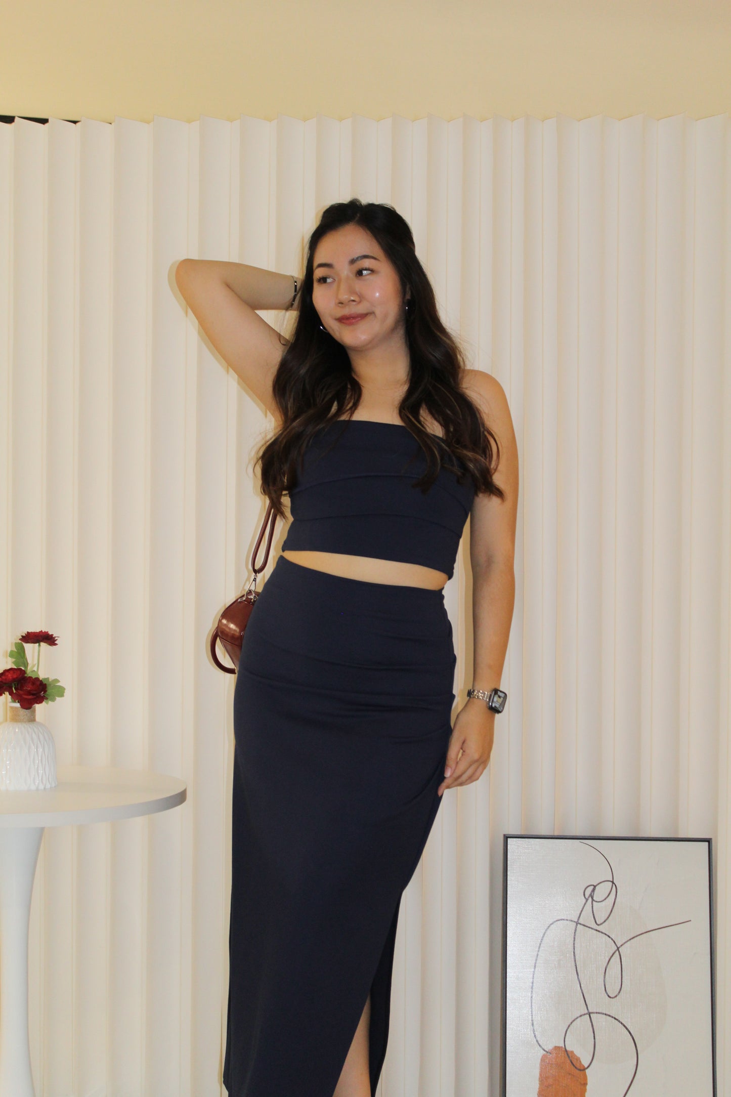 Elena Tube Top (Blue)